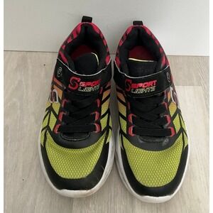 Skechers Sport Lights Kids‎ Boys Size 2 Light Up Sneakers Athletic Shoes